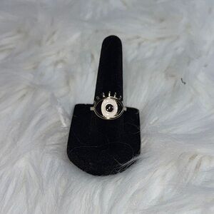 Elegant Gold Plated Eye Ring